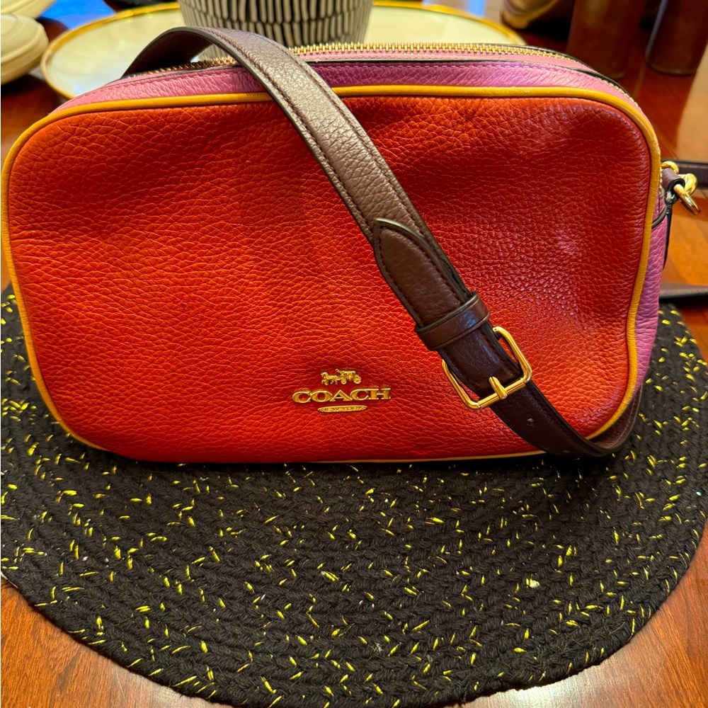 Coach multicolor crossbody bag